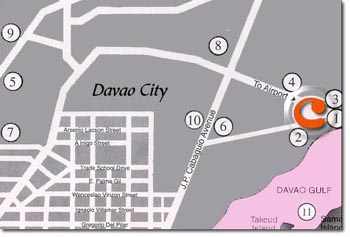 Location Map : Water Front Insular Davao